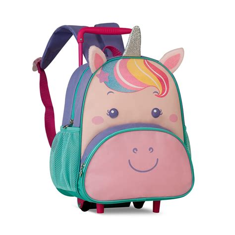 mochila com rodinhas unicornio